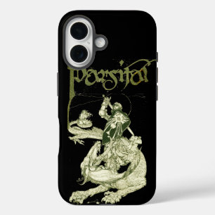 PERCEVAL KAMPF DRAGON,QUEST HOLY GRAIL Fantasy iPhone 16 Hülle