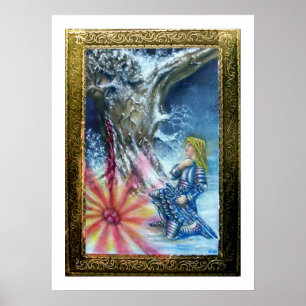 PERCEVAL UND VISION DES HEILIGEN GREIFENS POSTER