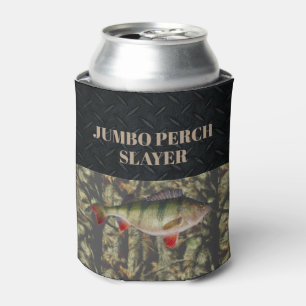 Perch Fishing Camouflage Ice FIing Beer Holder Dosenkühler