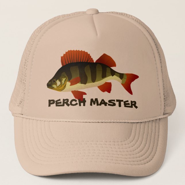 Perch Master Trucker Hat Truckerkappe (Vorderseite)