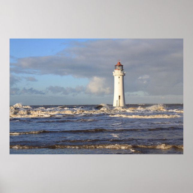 'Perch Rock Lighthouse, New Brighton Poster (Vorne)