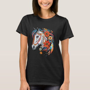 Percheron-Reitpferd-Mutter-Reiterin Perche T-Shirt