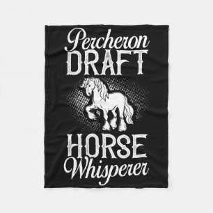 Percheron Reitsattel Fleecedecke
