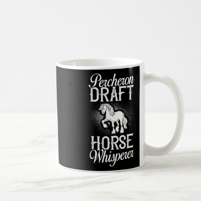 Percheron Reitsattel Kaffeetasse (Rechts)