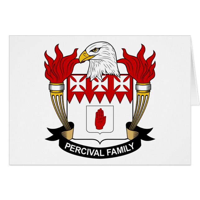 Percival-Familienwappen (Vorderseite (Horizontal))
