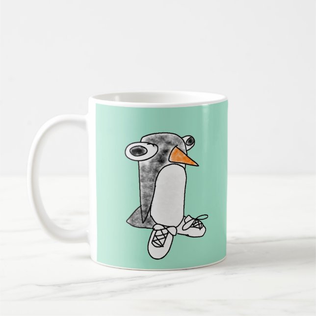 Percy Penguin "Brain.exe Not Responding" mug (Gauche)