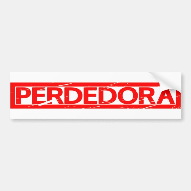 Perdedora-Briefmarke Autoaufkleber (Vorne)