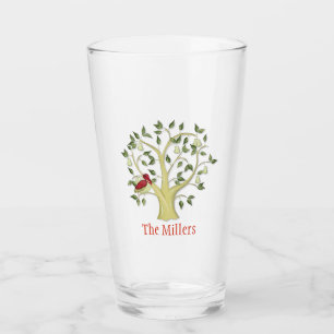 Perdrix dans un verre de poirier