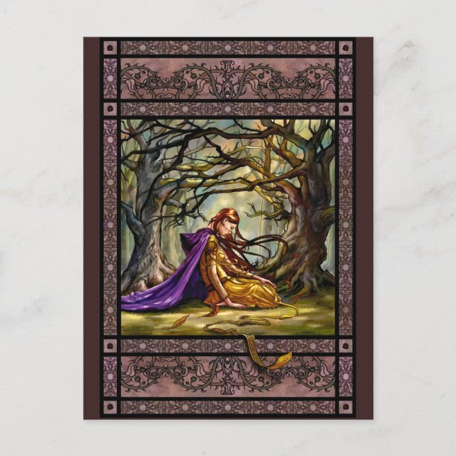 Perdu dans la carte postale en bois (Devant)