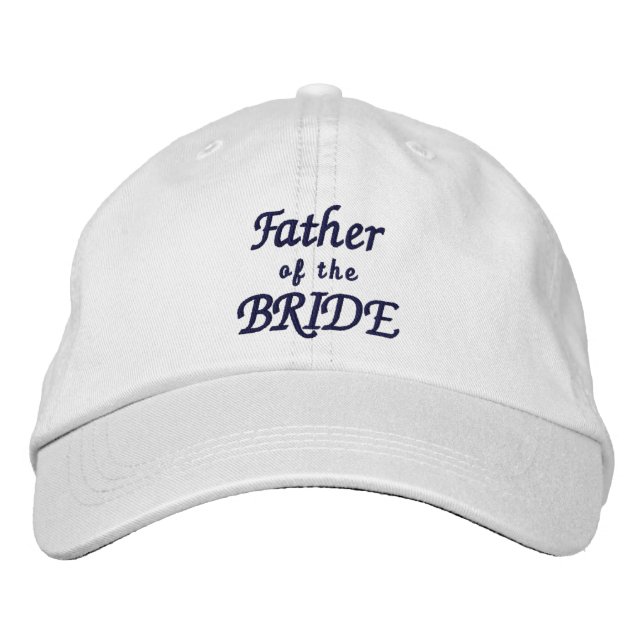 Père de la mariée Casquette ajustable (Devant)