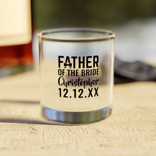 Père de la Mariée Verre à Whisky Merci