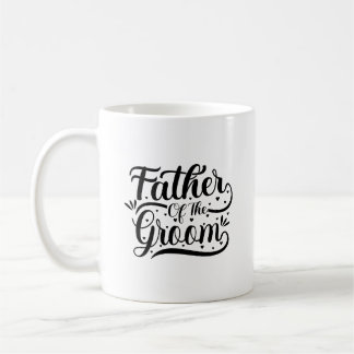 Père De La Mug De Typographie Groom