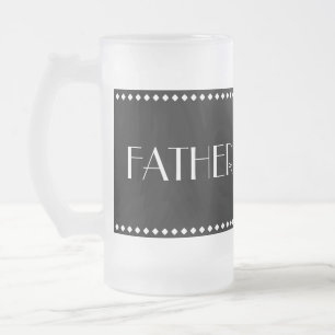 Père de tasse givrée par jeune mariée
