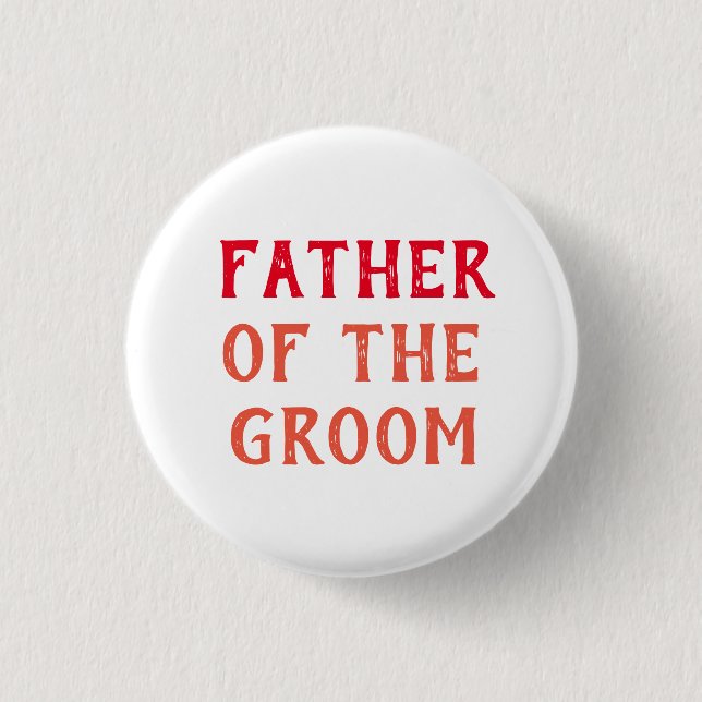 PÈRE DU MARIÉ BADGE POUR MARIAGE (Devant)