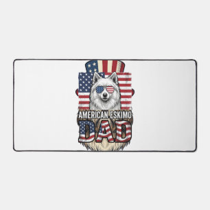 Père Esquimau Américain Patriotique Vintage Chien