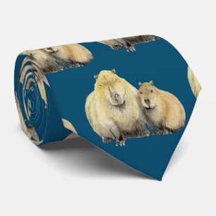 Père et bébé Cravate Capybara