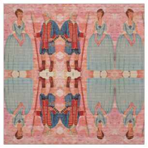 Père & Fille Papier Colonial Tissu de poupée