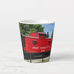 Pere Marquette Caboose latte mug