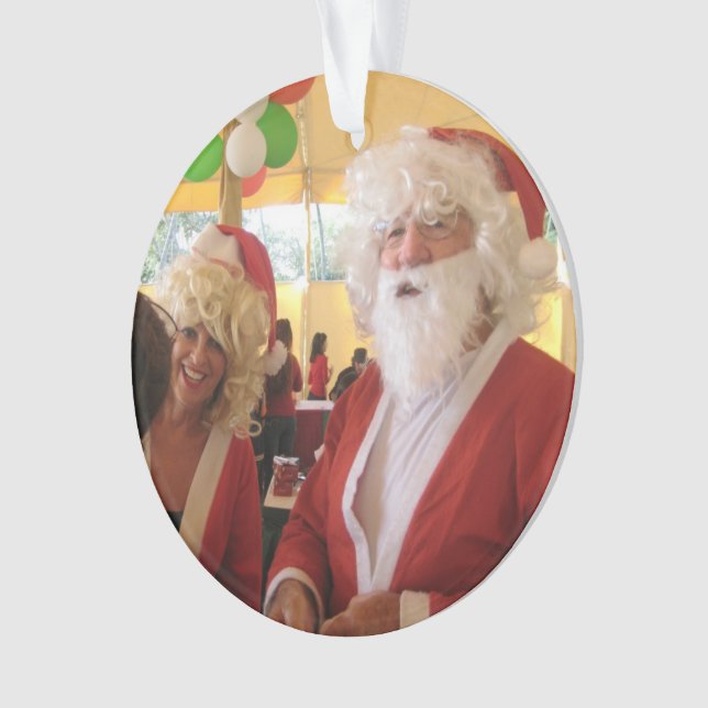 Père Mère ornements de Noël (devant)