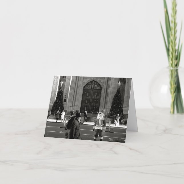 Père Noël à la carte de la cathédrale de St (Devant)