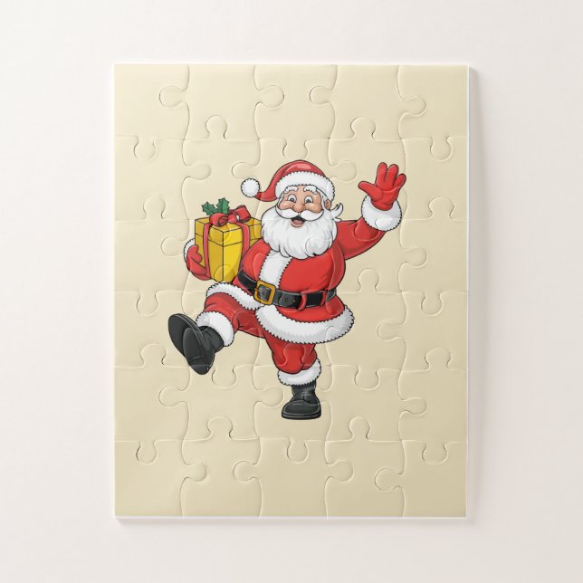 Père Noël arrive puzzle (Vertical)