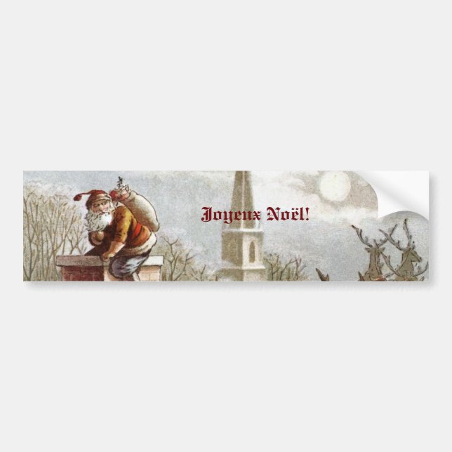 Père Noël Autocollants pour voiture (Devant)