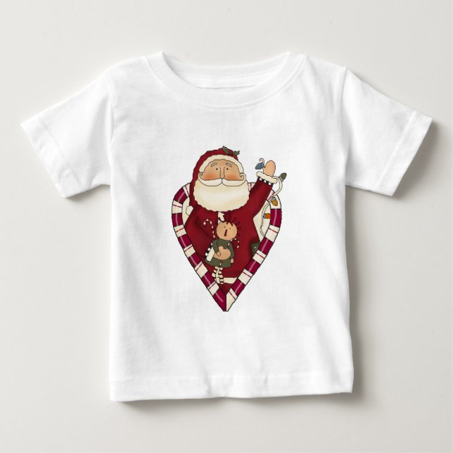 Père Noël avec des t-shirts et cadeaux Ragdoll (Devant)