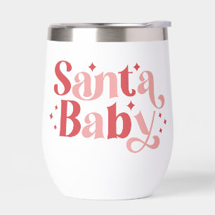 Père Noël Baby - Typographie de Noël rétro