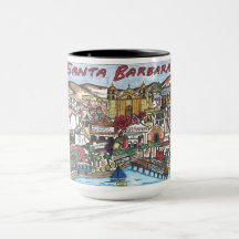 Père Noël Barbara Carte Coffee Mug