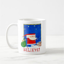Père Noël Believe Mug