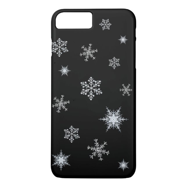 Père Noël Black iPhone 7 Plus Coque (Dos)