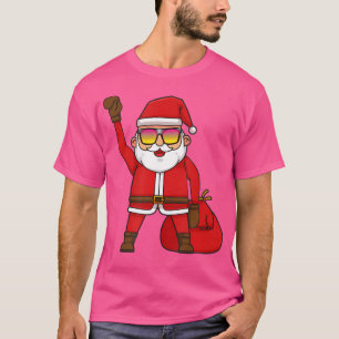 Père Noël Boxe Noël Tshirt Boxer Boxer Lover X