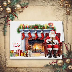Père Noël Cadeau Cavalier King Charles Spaniel Hol