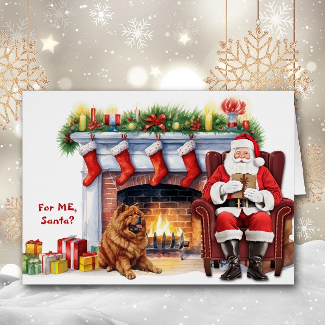 Père Noël Cadeau Chow Chow Chien vacances (Créateur téléchargé)