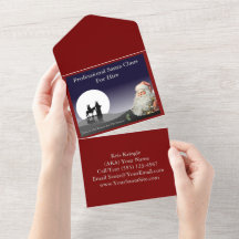 Père Noël Carte de visite Mailer