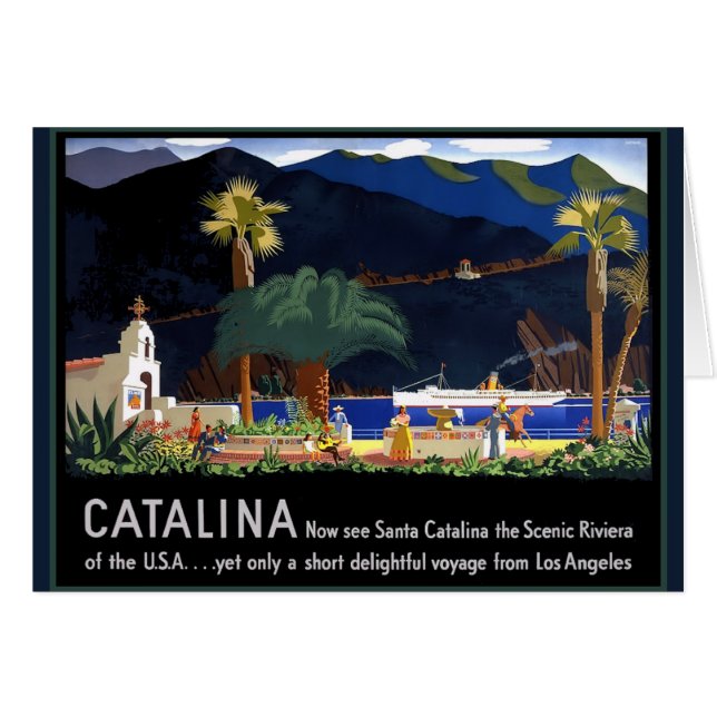Père Noël Catalina Californie (Devant horizontal)