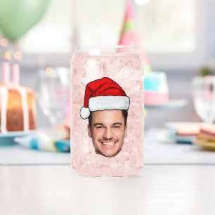 Père Noël Chapeau de Noël Photo de Visage Personna