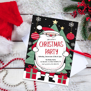 Père Noël Christmas Holiday Party Invitation