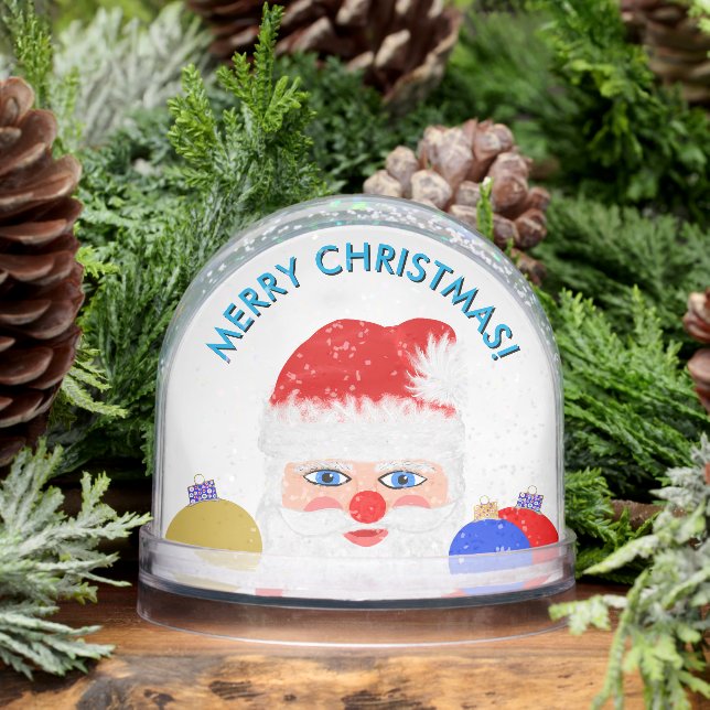 Père Noël Christmas Ornamy PHOTO Two Side (Hiver)