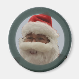 Père Noël Circle Magnet