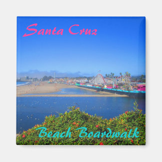 Père Noël Cruz Beach Boardwalk aimant souvenir