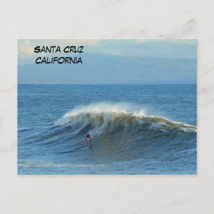Père Noël Cruz, Californie Surfer - Carte postale