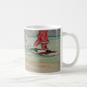 Père Noël dans la tasse des Caraïbes