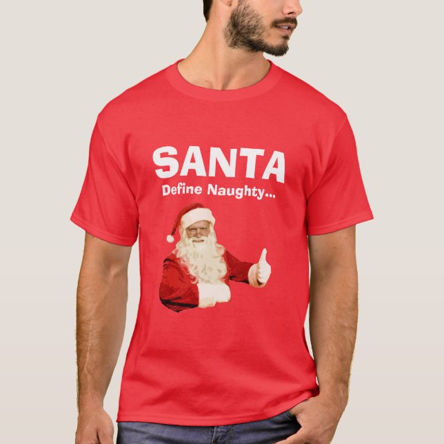 Père Noël définissent le T-shirt de Noël des (Devant)