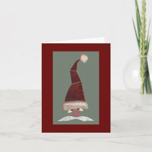 Père Noël d'Emil, carte de Noël moderne du milieu 