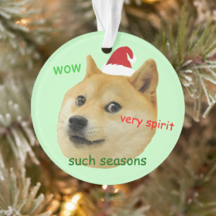 Père Noël Doge Funny Meme