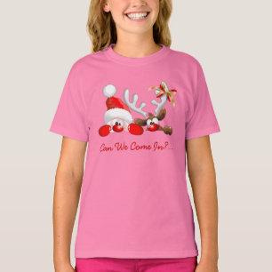Père Noël drôle et T-shirt de bande dessinée d