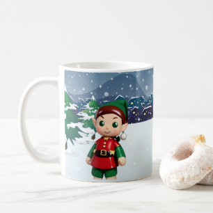 Père Noël Elf Christmas Mug