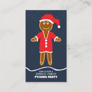 Père Noël en pain d'épices, Invitation Ticket de F