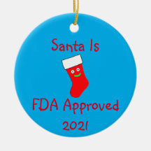 père Noël est FDA Approuvé Ornement en céramique